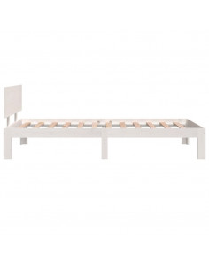 Giroletto Bianco in Legno Massello 90x190 cm Single