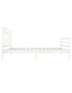 Giroletto Bianco in Legno Massello 90x200 cm