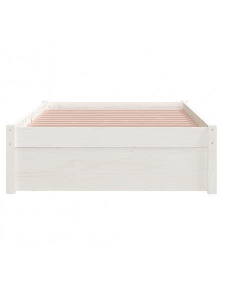 Giroletto Bianco in Legno Massello 90x200 cm