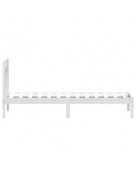 Giroletto Bianco in Legno Massello di Pino 100x200 cm