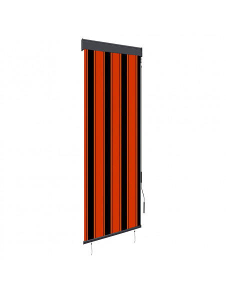 Tenda a Rullo per Esterni 60x250 cm Arancione e Marrone