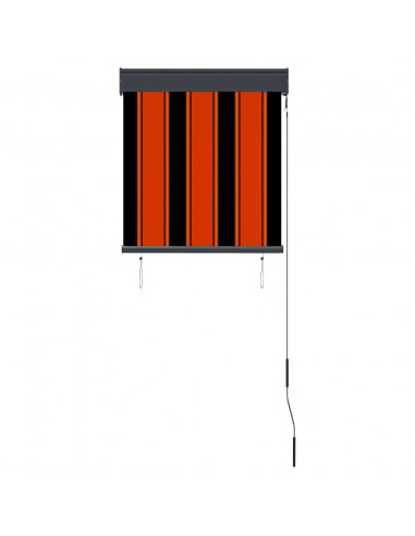 Tenda a Rullo per Esterni 60x250 cm Arancione e Marrone