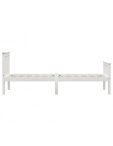 Giroletto Bianco in Legno Massello di Pino 100x200 cm