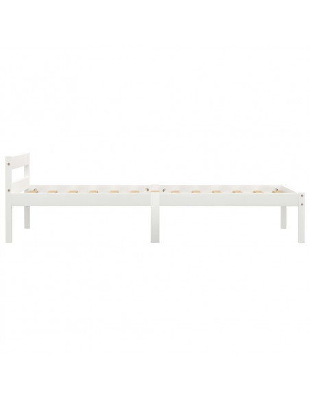 Giroletto Bianco in Legno Massello di Pino 100x200 cm