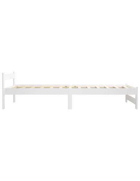 Giroletto Bianco in Legno Massello di Pino 100x200 cm