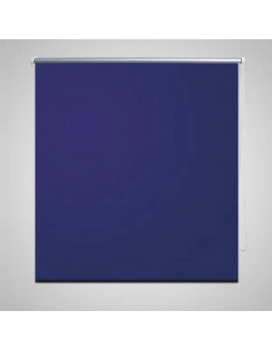 Tenda a Rullo Oscurante 100 x 175 cm Blu Marino