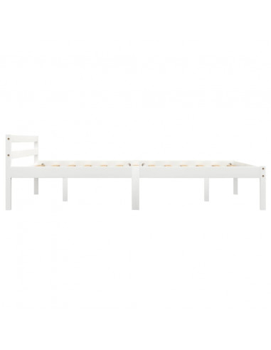 Giroletto Bianco in Legno Massello di Pino 120x200 cm