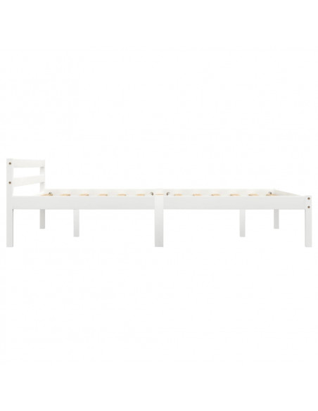 Giroletto Bianco in Legno Massello di Pino 120x200 cm