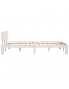 Giroletto Bianco in Legno Massello di Pino 120x200 cm