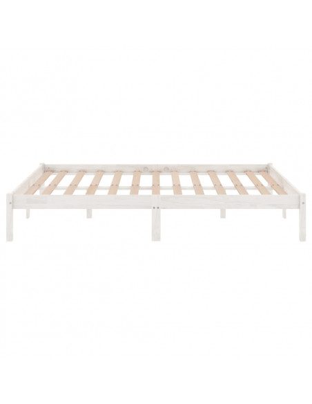 Giroletto Bianco in Legno Massello di Pino 140x190 cm