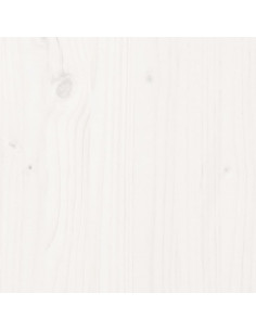 Giroletto Bianco in Legno Massello di Pino 140x200 cm