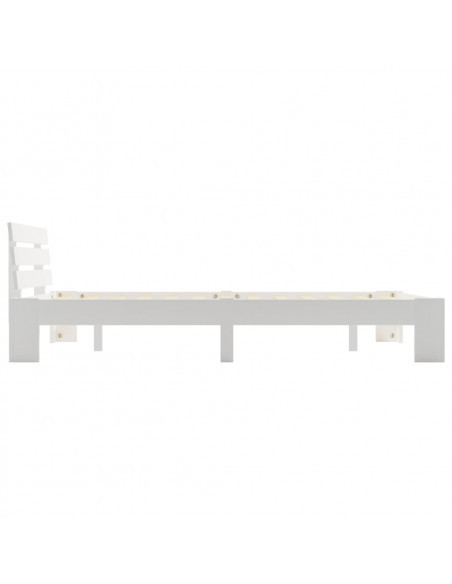Giroletto Bianco in Legno Massello di Pino 140x200 cm