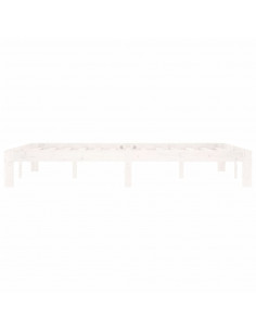 Giroletto Bianco in Legno Massello di Pino 140x200 cm