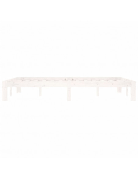 Giroletto Bianco in Legno Massello di Pino 140x200 cm