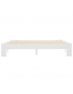 Giroletto Bianco in Legno Massello di Pino 160x200 cm