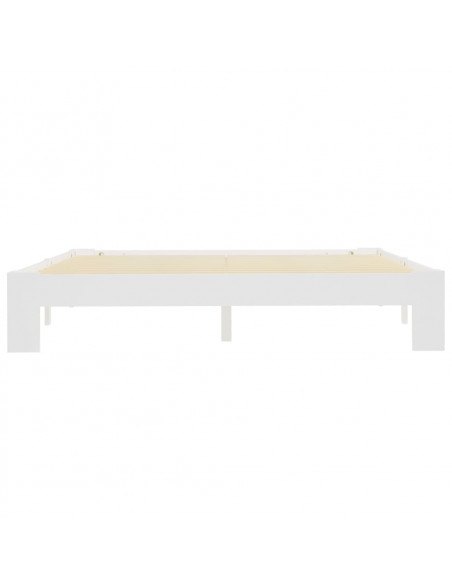 Giroletto Bianco in Legno Massello di Pino 160x200 cm