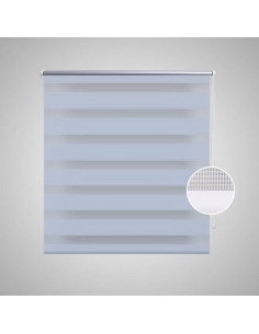 Tenda Oscurante a Rullo Zebra 50 x 100 cm Bianca 2