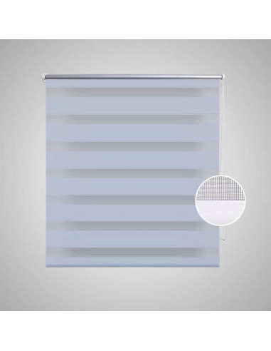 Tenda Oscurante a Rullo Zebra 50 x 100 cm Bianca