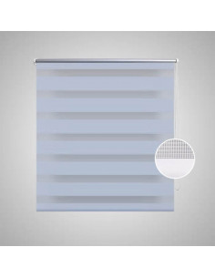 Tenda a rullo oscurante zebra 60x120 bianca 2