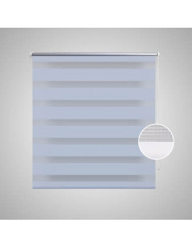 Tenda a rullo oscurante zebra 60x120 bianca