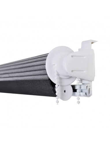 Tenda a rullo oscurante zebra 60x120 bianca