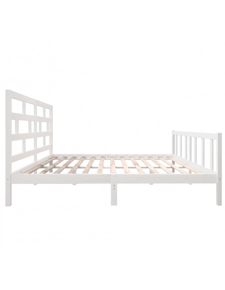 Giroletto Bianco in Legno Massello di Pino 200x200 cm