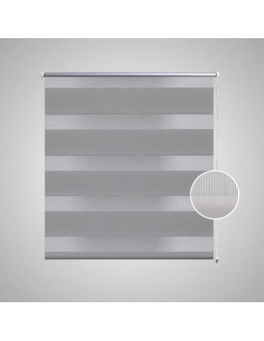 Tenda Oscurante Zebra 120 x 230 cm Grigio