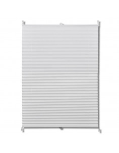 Tenda Plissettata 60x125cm Bianca Oscurante