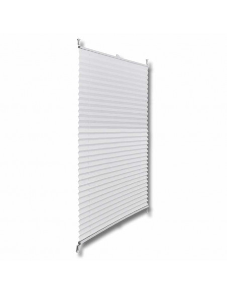 Tenda Plissettata 60x125cm Bianca Oscurante