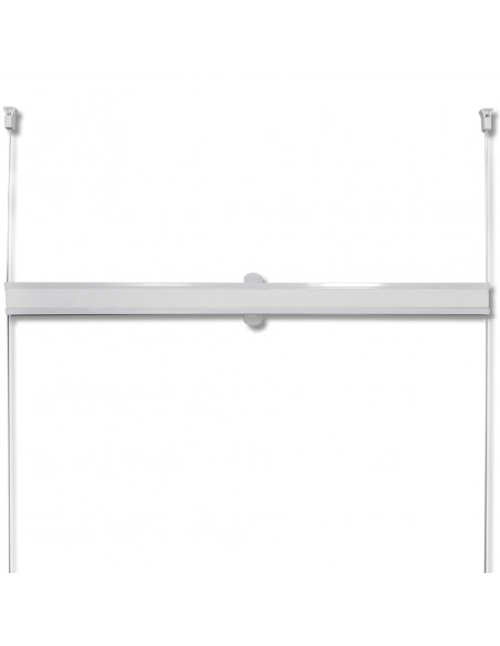 Tenda Plissettata 60x125cm Bianca Oscurante