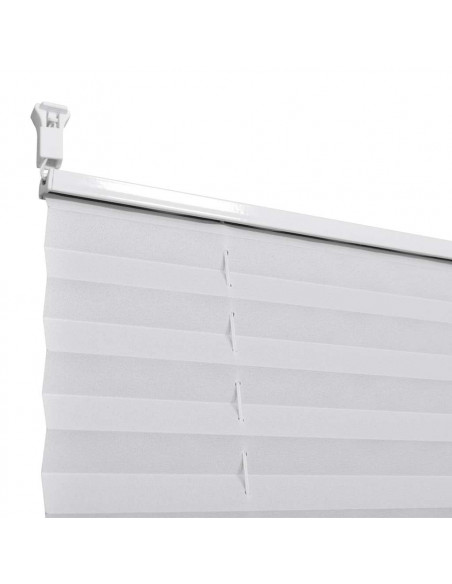 Tenda Plissettata 60x125cm Bianca Oscurante