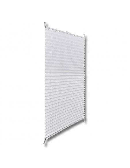 Tenda plissè 100x125cm bianca