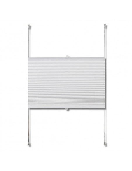 Tenda plissè 100x125cm bianca