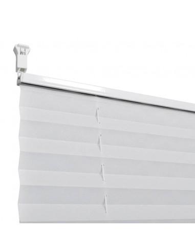 Tenda plissè 100x125cm bianca