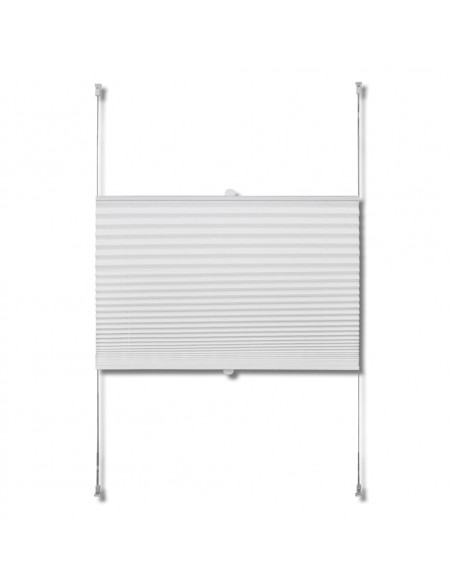 Tenda plissè 100x150cm bianca