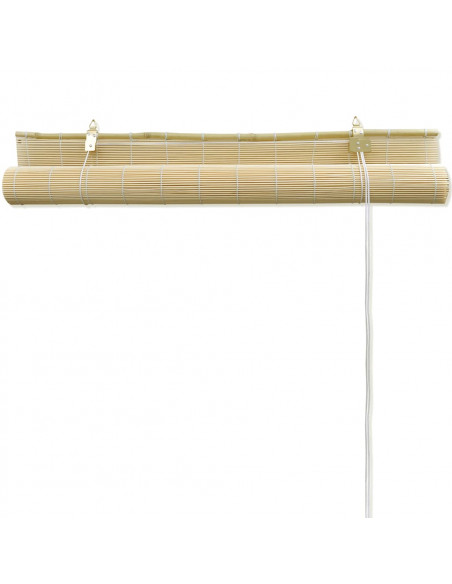 Tende a Rullo in Bambù Naturale 100x160 cm