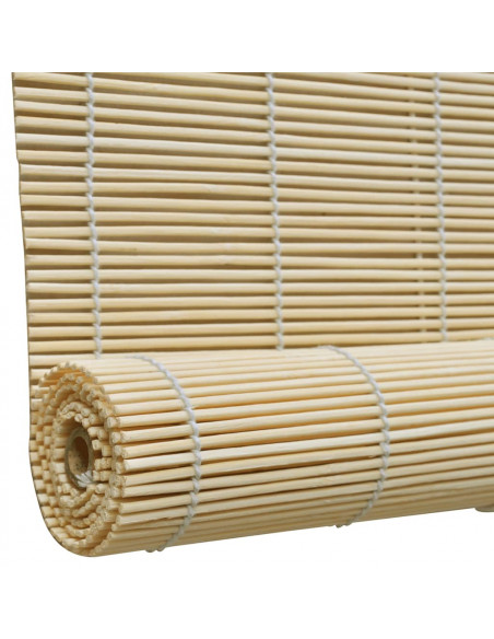 Tende a Rullo in Bambù Naturale 150x220 cm