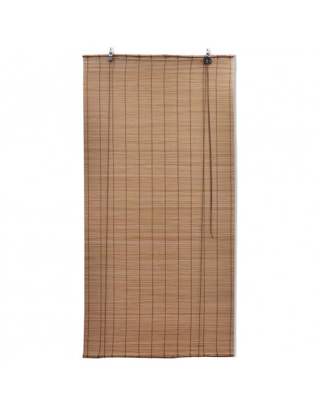 Tende a Rullo in Bambù Marrone 150x220 cm