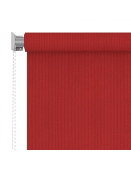 Tenda a Rullo per Esterni 60x140 cm Rosso in HDPE