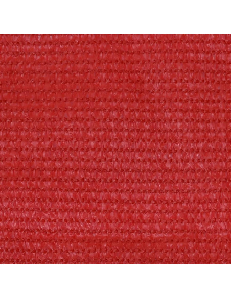 Tenda a Rullo per Esterni 60x140 cm Rosso in HDPE