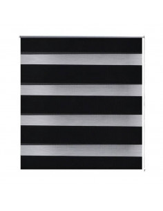 Tenda a rullo oscurante zebra 120x230 cm nero