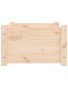 Cuccia per Cani 55,5x45,5x28 cm in Legno Massello di Pino