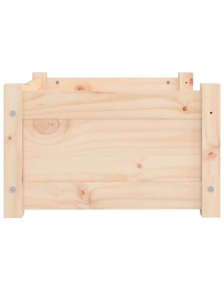Cuccia per Cani 55,5x45,5x28 cm in Legno Massello di Pino