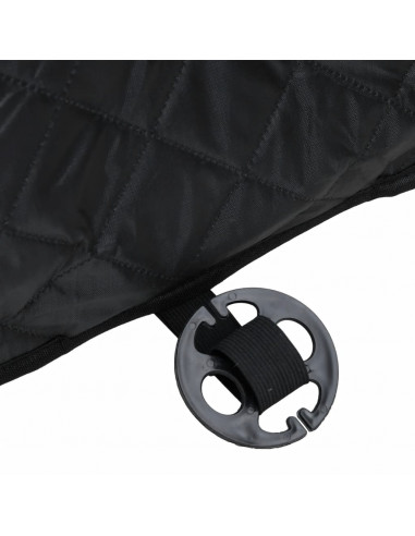 Seggiolino Auto per Cani Nero 45x45x25/55 cm