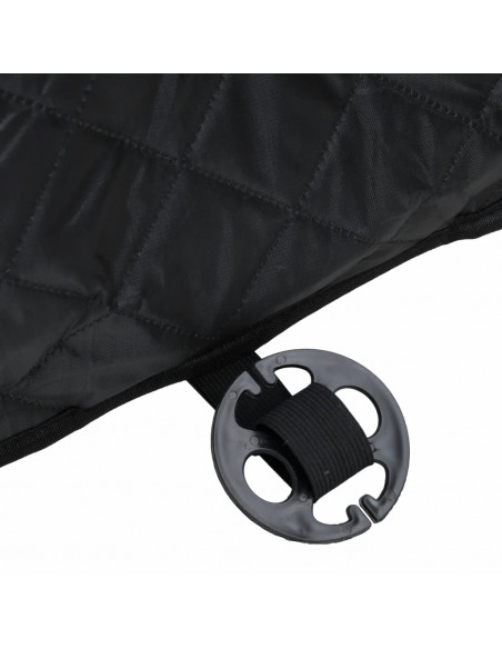 Seggiolino Auto per Cani Nero 45x45x25/55 cm