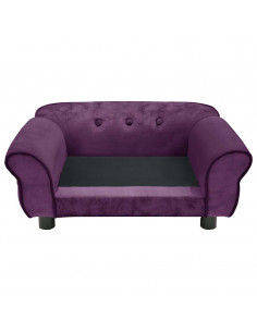 Divano per Cani Borgogna 72x45x30 cm in Peluche