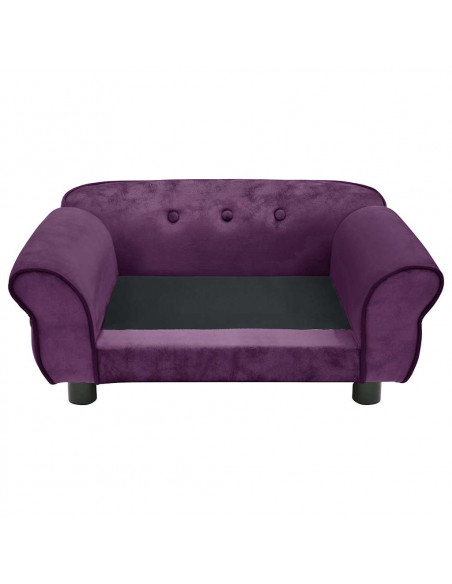 Divano per Cani Borgogna 72x45x30 cm in Peluche