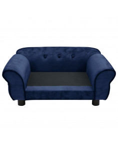 Divano per Cani Blu 72x45x30 cm in Peluche