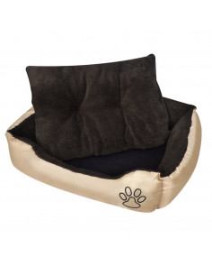 Letto per cani Beige e Marrone XXL