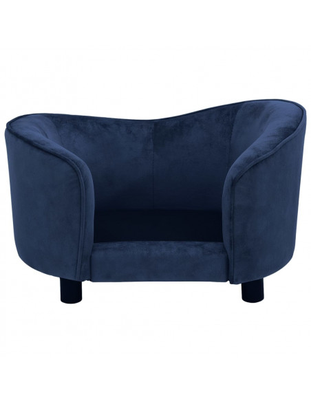 Divano per Cani Blu 69x49x40 cm in Peluche